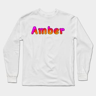 Amber Long Sleeve T-Shirt